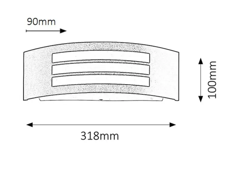Záhradné svietidlo Rabalux 8409 1x14W E27 230V IP44